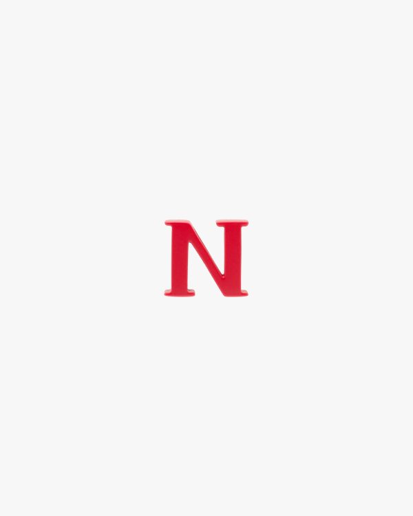 Red My Character sliding metal letter