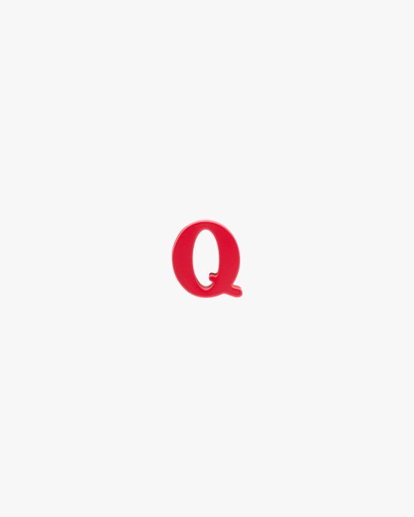 Red My Character sliding metal letter