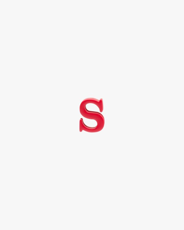 Red My Character sliding metal letter