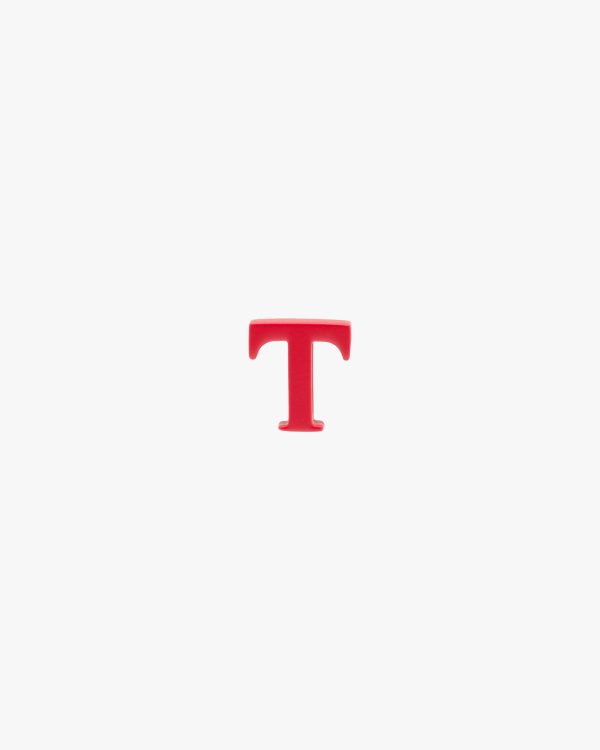Red My Character sliding metal letter