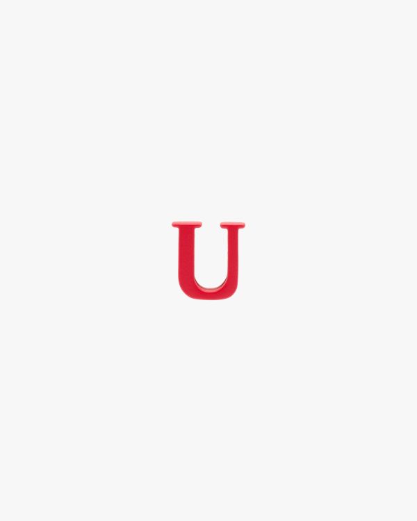 Red My Character sliding metal letter