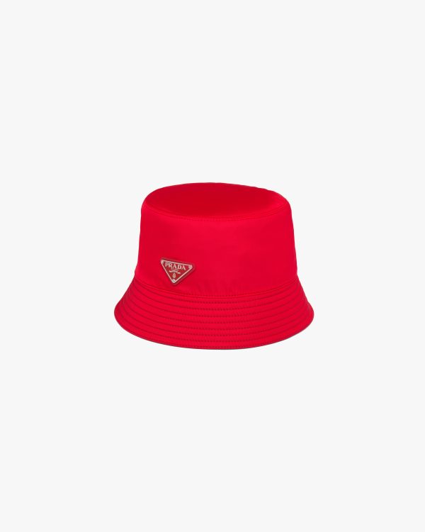 Red Nylon Bucket Hat - Image 3