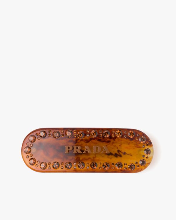Rust Tortoiseshell Plex Hair Clip