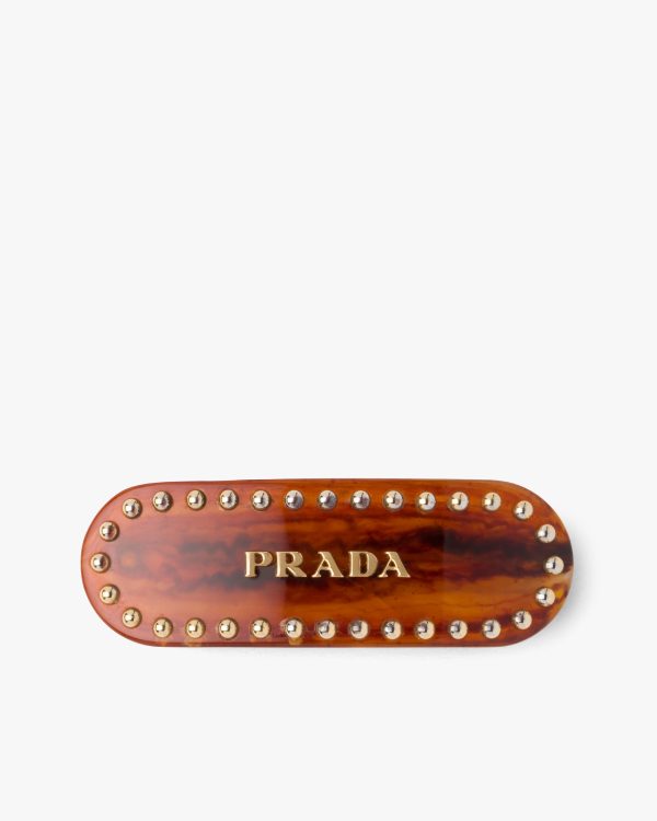 Rust Tortoiseshell Plex Hair Clip