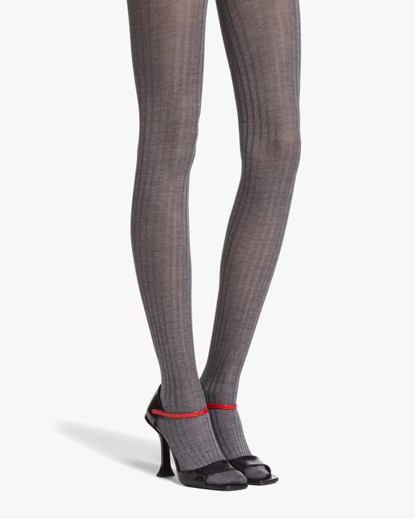 Slate Gray Silk leggings