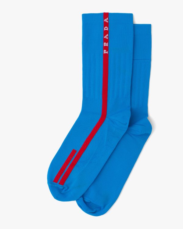 Turquoise Nylon socks
