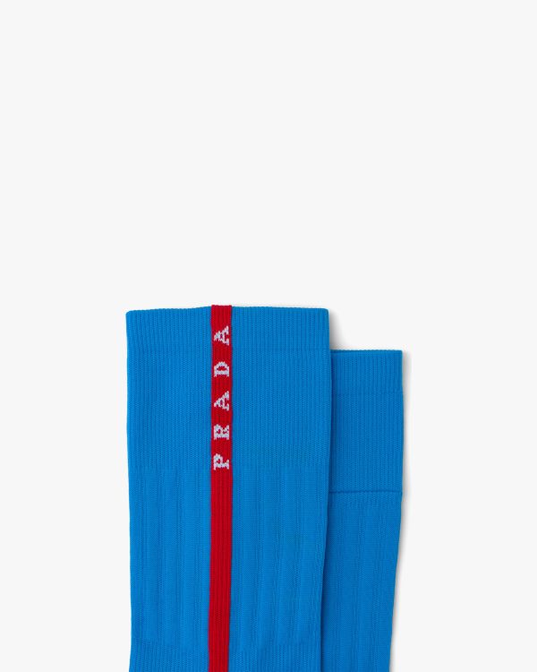Turquoise Nylon socks - Image 2
