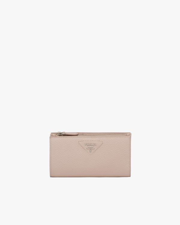 Water Lily Large leather wallet