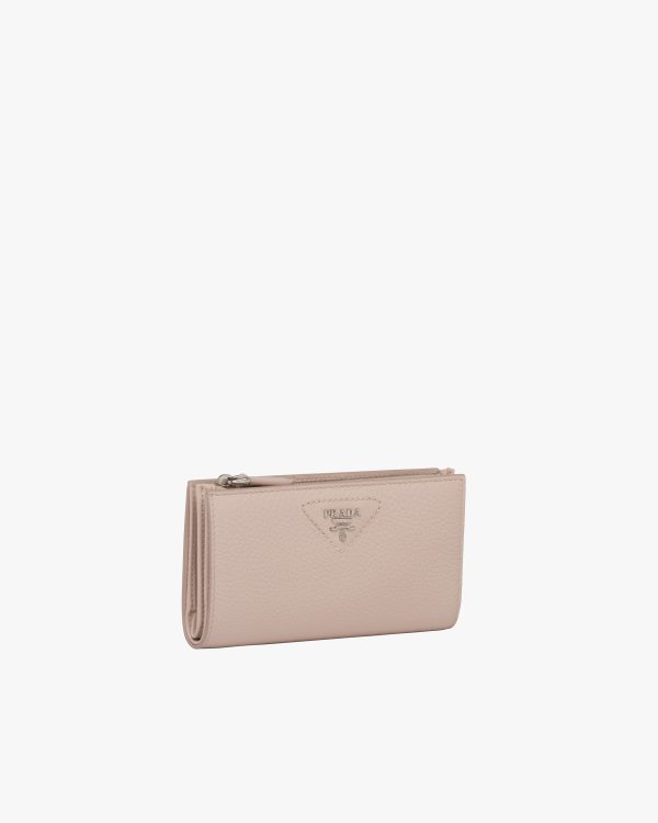 Water Lily Large leather wallet - Image 3