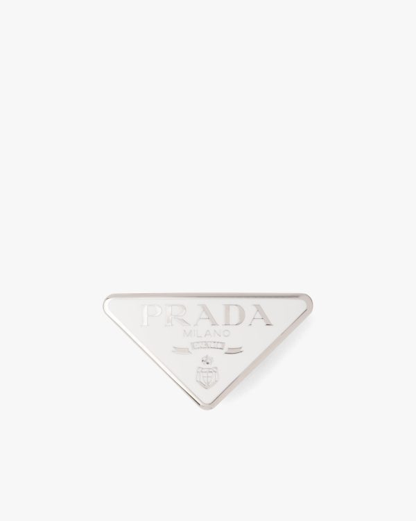 White Metal Hair Clip