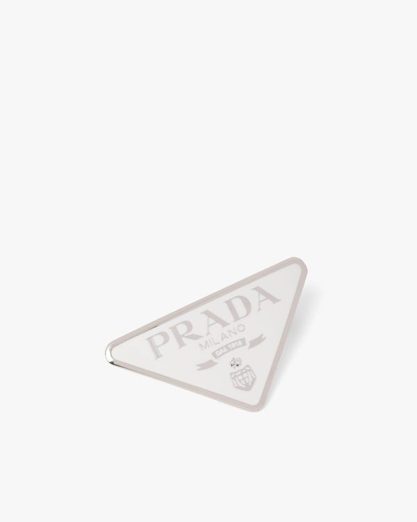 White Metal Hair Clip - Image 3