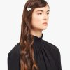 White Metal hair clips - Image 2