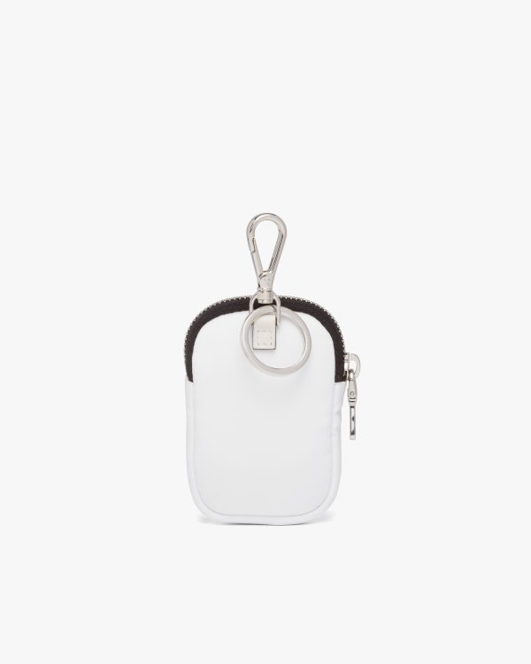 White Nylon mini-pouch - Image 2