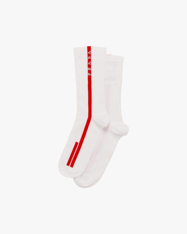 White Nylon socks