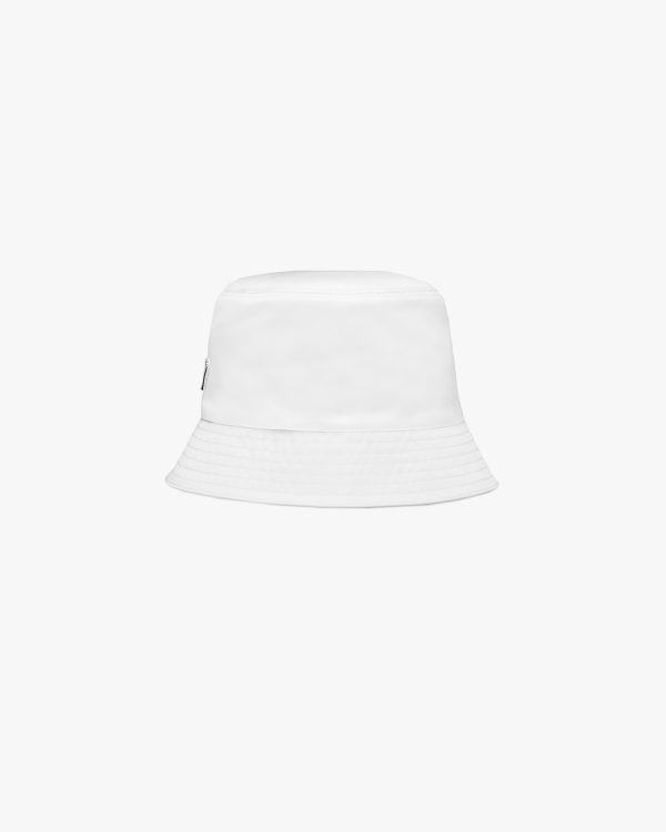 White Re-Nylon bucket hat
