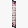 White/black Double Match Lipstick printed silk scarf - Image 3