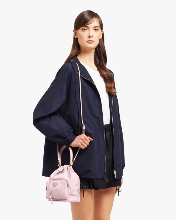 Alabaster Pink Prada Duet Re-Nylon shoulder bag - Image 2