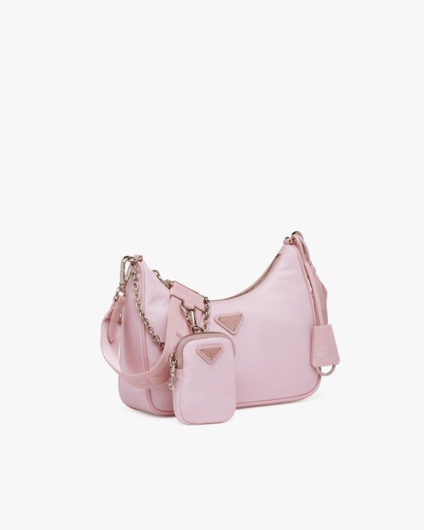 Alabaster Pink Prada Re-Edition 2005 Re-Nylon bag - Image 3