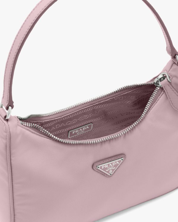 Alabaster Pink Prada Re-Edition 2005 Re-Nylon mini bag - Image 5