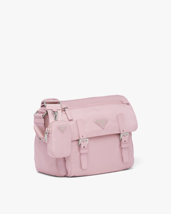 Alabaster Pink Re-Nylon shoulder bag - Image 3