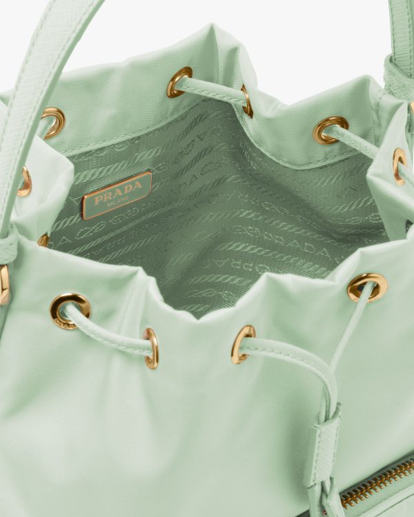 Aqua Prada Duet Re-Nylon shoulder bag - Image 5