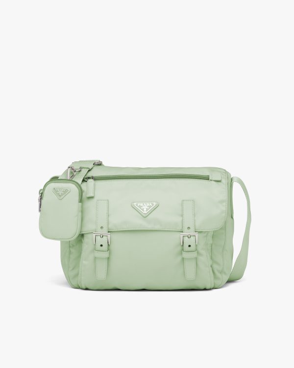 Aqua Re-Nylon shoulder bag