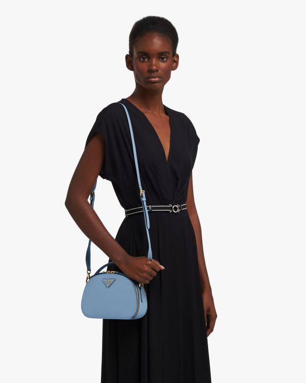 Astral Blue Saffiano Leather Prada Odette Bag - Image 2