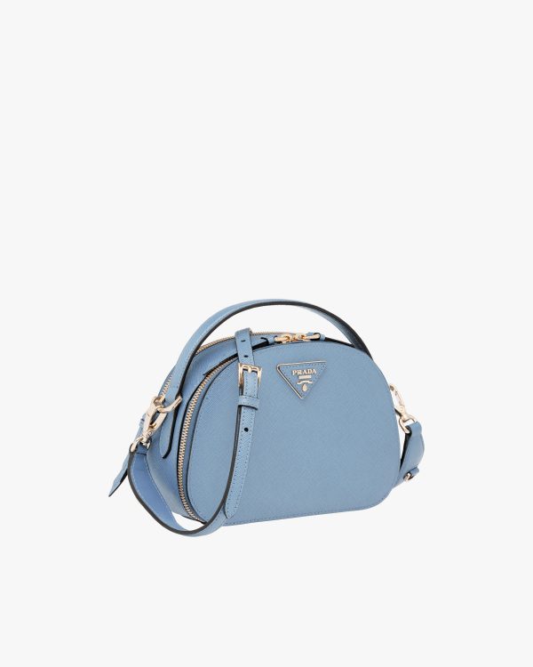 Astral Blue Saffiano Leather Prada Odette Bag - Image 3