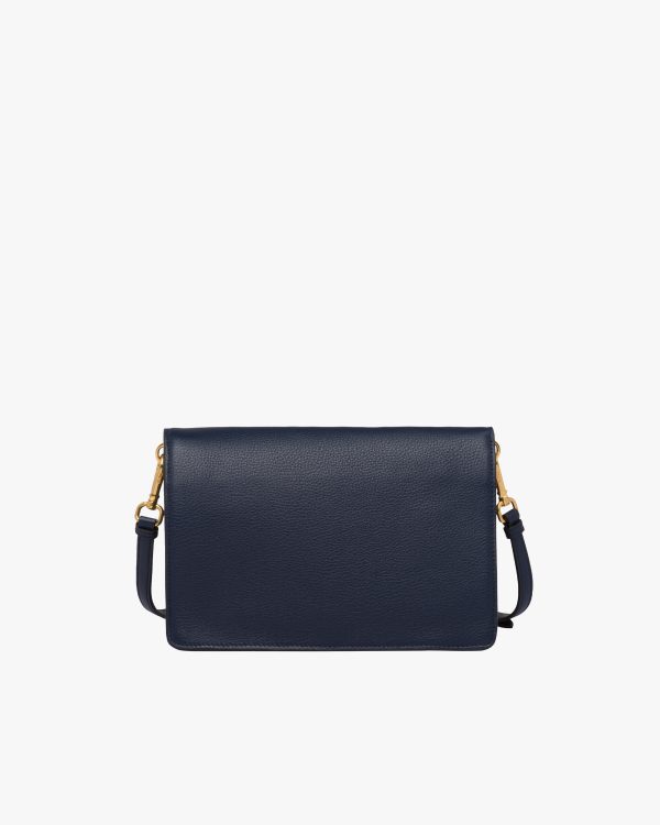 Baltic Blue Leather Shoulder Bag - Image 4