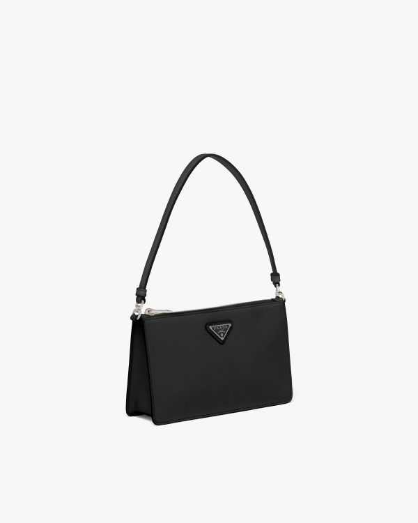 Black Brushed leather mini-bag - Image 3