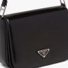 Black Brushed leather shoulder bag - Image 2