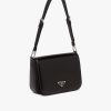 Black Brushed leather shoulder bag - Image 3