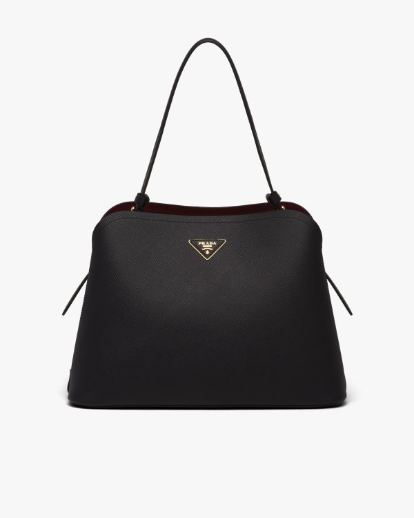 Black/ Cerise Prada Matinee handbag