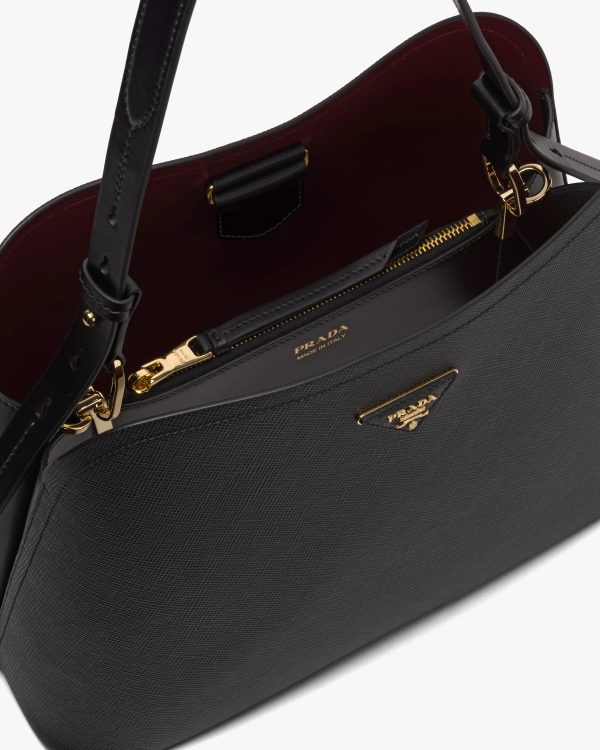Black/ Cerise Prada Matinee handbag - Image 5