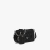 Black Gaufre nappa leather shoulder bag - Image 3
