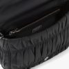 Black Gaufre nappa leather shoulder bag - Image 5