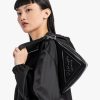 Black Leather Prada Triangle pouch - Image 2
