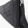 Black Leather Prada Triangle pouch - Image 6