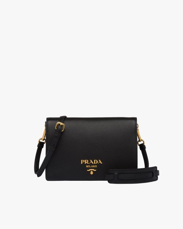 Black Leather Shoulder Bag