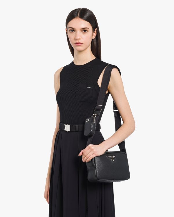 Black Leather shoulder bag - Image 2