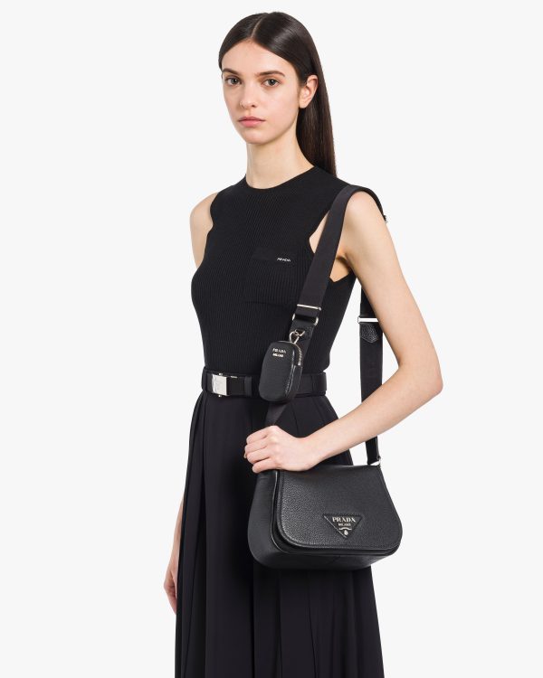 Black Leather shoulder bag - Image 2