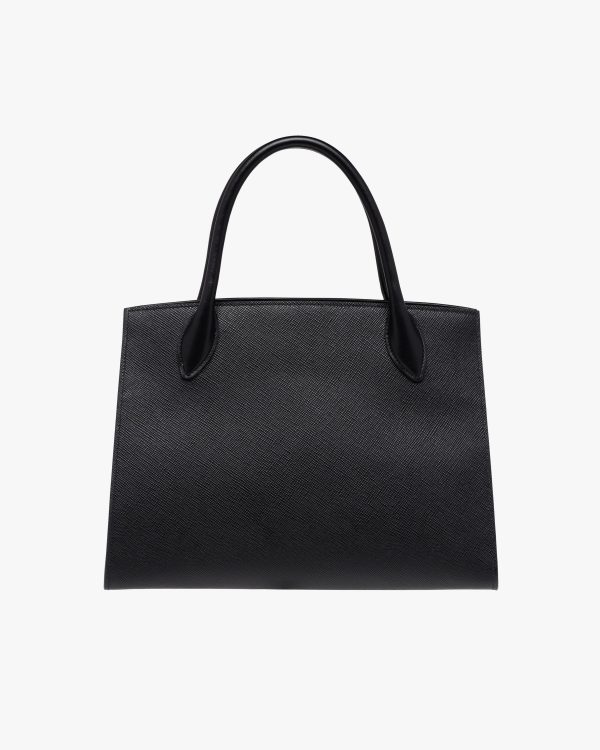 Black Medium Saffiano leather Prada Monochrome bag - Image 4