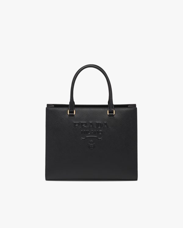 Black Medium Saffiano leather handbag