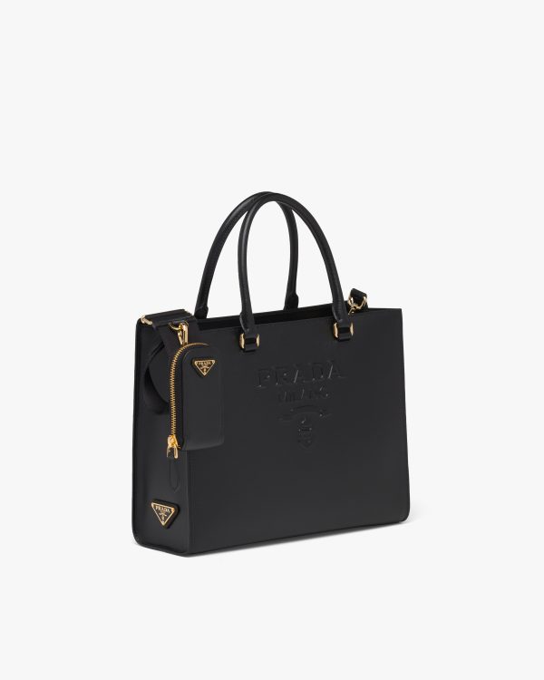 Black Medium Saffiano leather handbag - Image 3