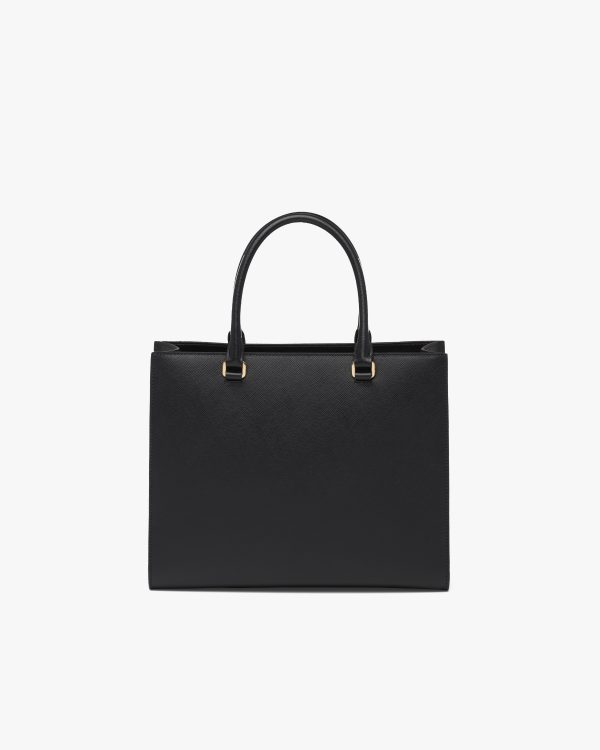 Black Medium Saffiano leather handbag - Image 4