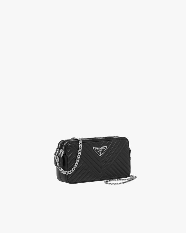 Black Nappa leather mini shoulder bag - Image 3