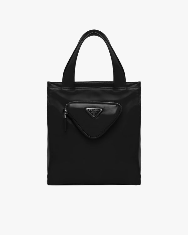 Black Nappa leather tote bag