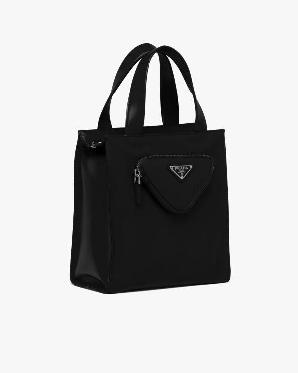 Black Nappa leather tote bag - Image 3