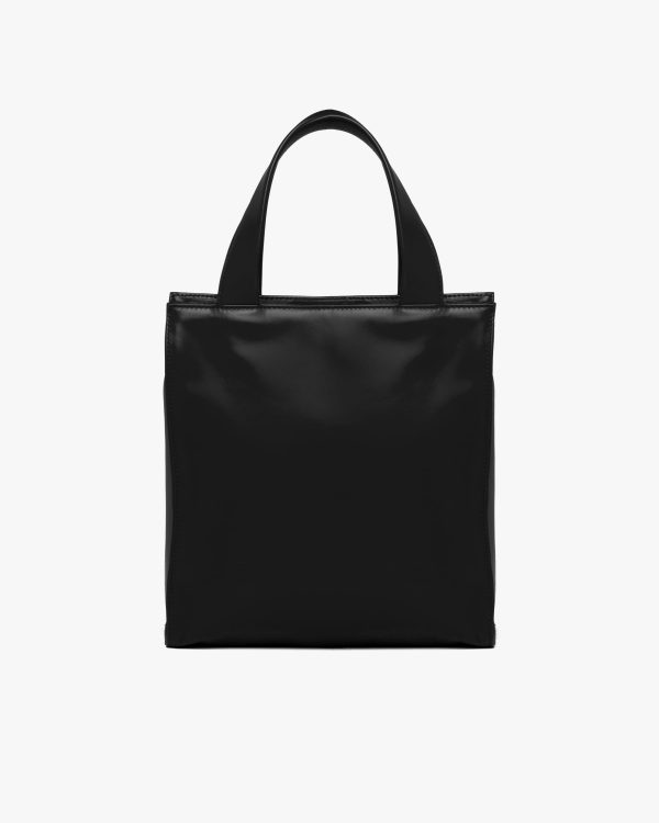 Black Nappa leather tote bag - Image 4