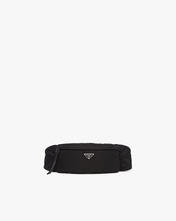 Black Nylon belt bag